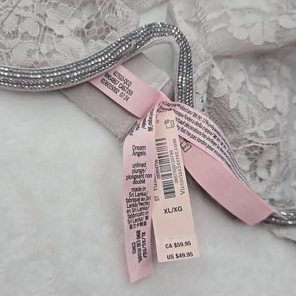 1267 NWT Victoria's Secret Twinkle Lace One-Shoulder Monowire Bra Sz XL - Picture 5 of 5